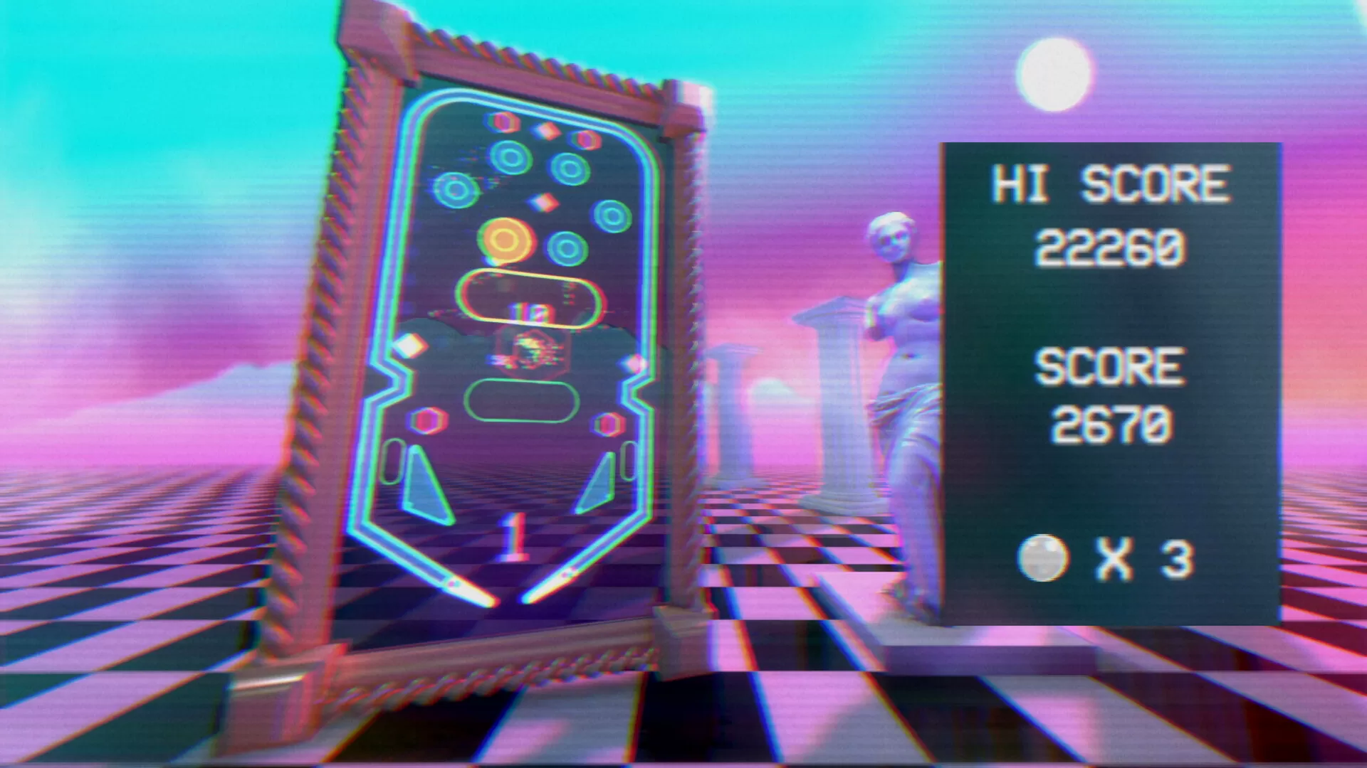 蒸汽波弹子球/Vaporwave Pinball 蒸汽波弹子球/Vaporwave Pinball
