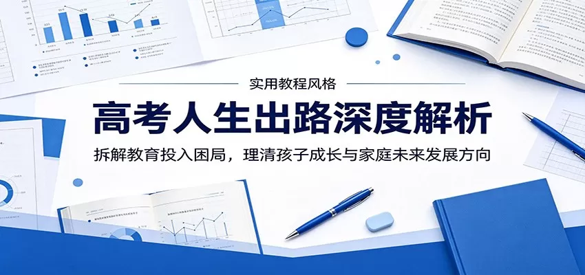 高考人生出路深度解析:拆解教育投入困局,理清孩子成长与家庭未来发展方向 高考人生出路深度解析:拆解教育投入困局,理清孩子成长与家庭未来发展方向