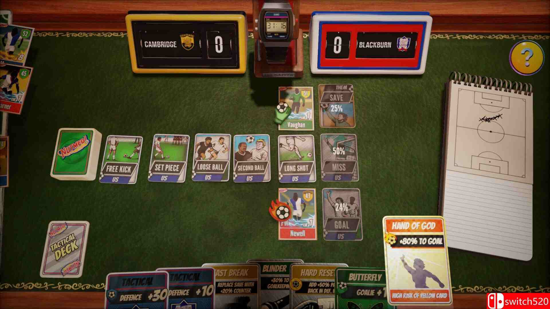 《穿裆过人！怀旧卡组构筑足球经理（NUTMEG! A Nostalgic Deckbuilding FM）》[英文]