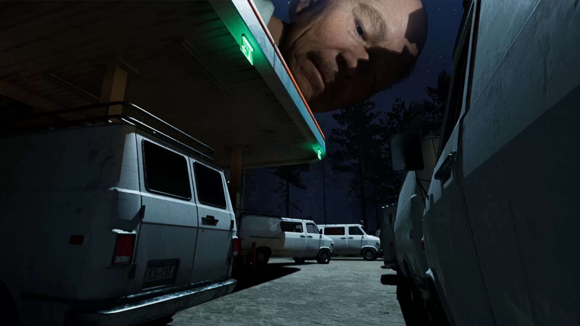 出口前：加油站/Before Exit: Gas Station